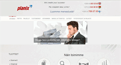 Desktop Screenshot of planix.fi