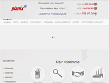Tablet Screenshot of planix.fi