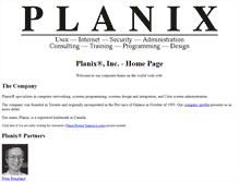 Tablet Screenshot of planix.com